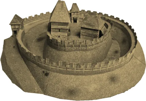 Papierový model - Hrádok Štandl